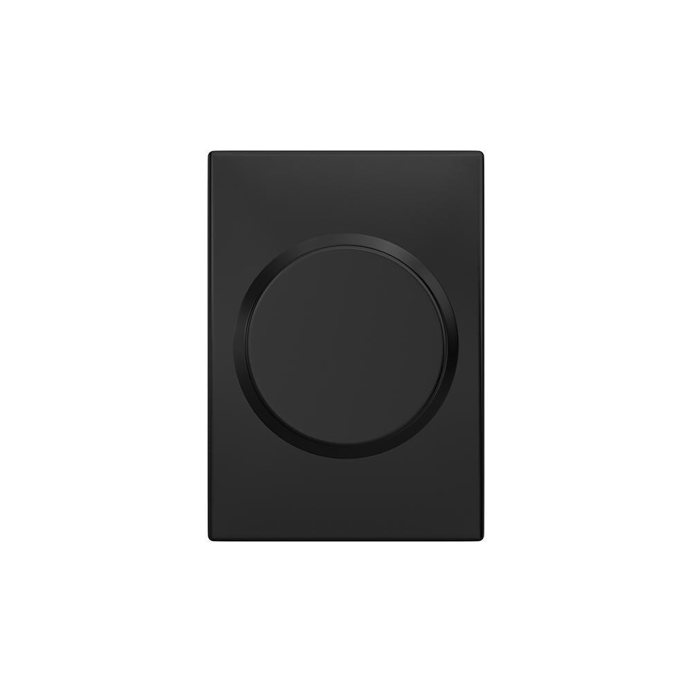 Custom Bowery Matte Black Century Trim Dummy  Door Knob (2-pack) - Super Arbor