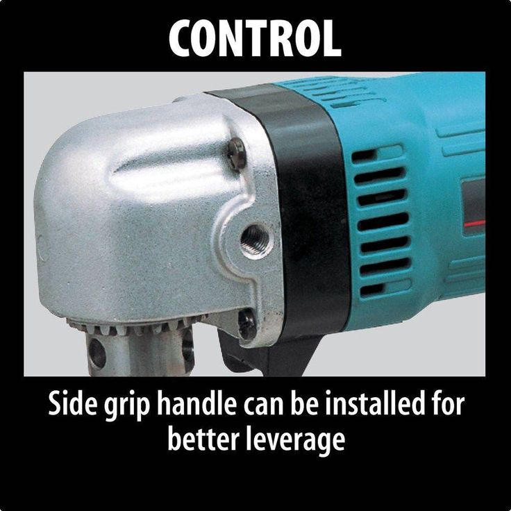 4 Amp 3/8 in. Reversible Angle Drill
