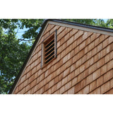 12 in. x 18 in. Paintable Wood Rectangular Siding Vent - Super Arbor