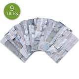 9pcs 3D Self Adhesive Kitchen Wall Tiles Bathroom Mosaic Tile Sticker 20*10cm