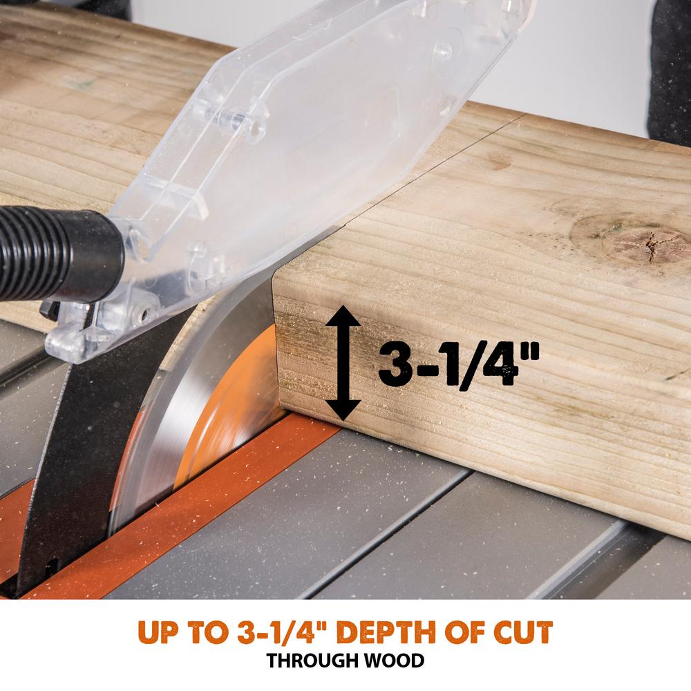 15 Amp 10 in. Table Saw with Multi-Material 24-T Blade - Super Arbor