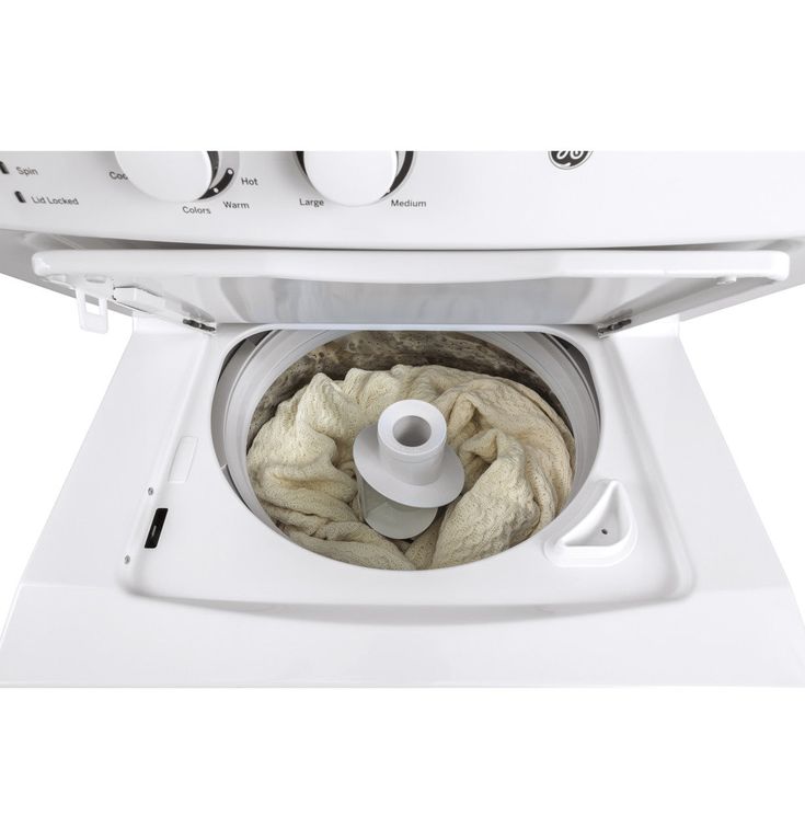 GE White Laundry Center 3.8 cu. ft. Washer and 5.9 cu. ft. 240-Volt Vented Electric Dryer