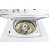 GE White Laundry Center 3.8 cu. ft. Washer and 5.9 cu. ft. 240-Volt Vented Electric Dryer