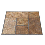 TrafficMASTER Bodden Bay 12 in. x 12 in. Terra Cotta Peel and Stick Vinyl Tile (30 sq. ft. / case)