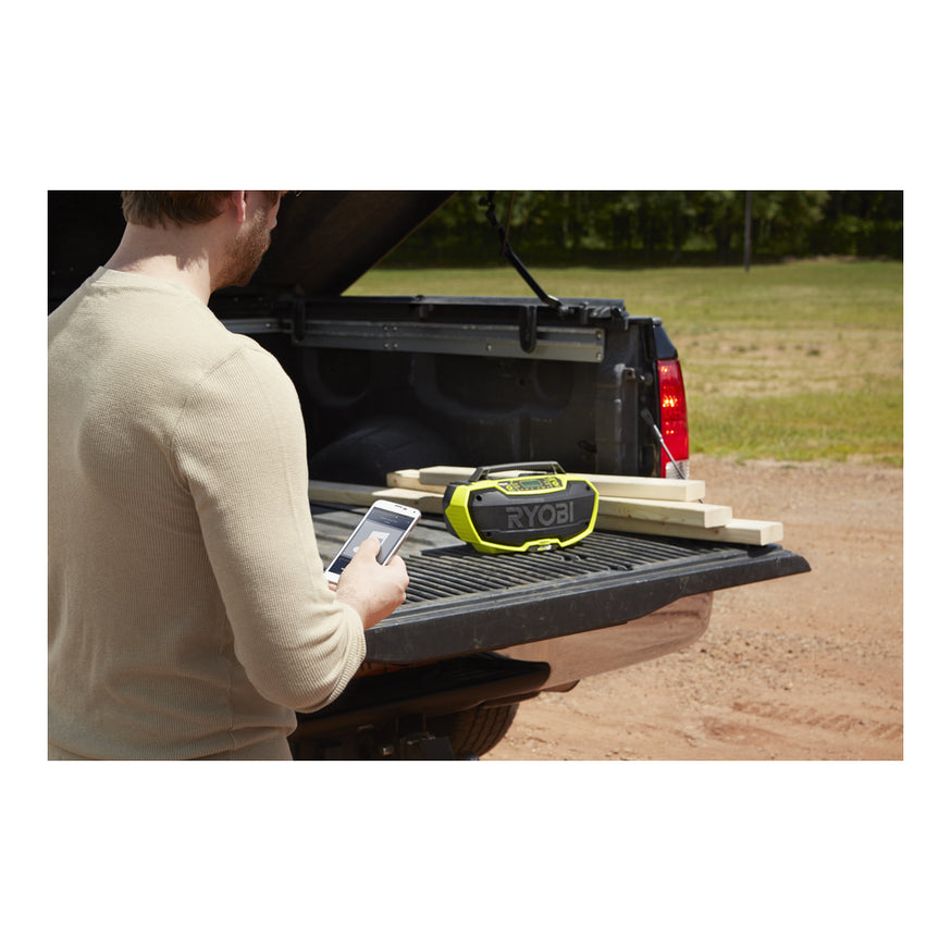 RYOBI 18V ONE+ Hybrid Stereo with Bluetooth Wireless Technology (Tool Only)