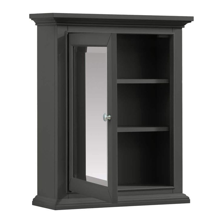 Home Decorators Collection Windlowe 24 in. W x 28 in. H Rectangular Medicine Cabinet with Mirror