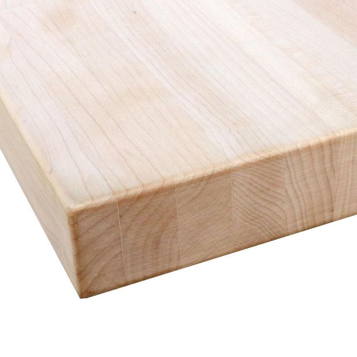 Unfinished Maple 6 ft. L x 25 in. D x 1.5 in. T Butcher Block Countertop