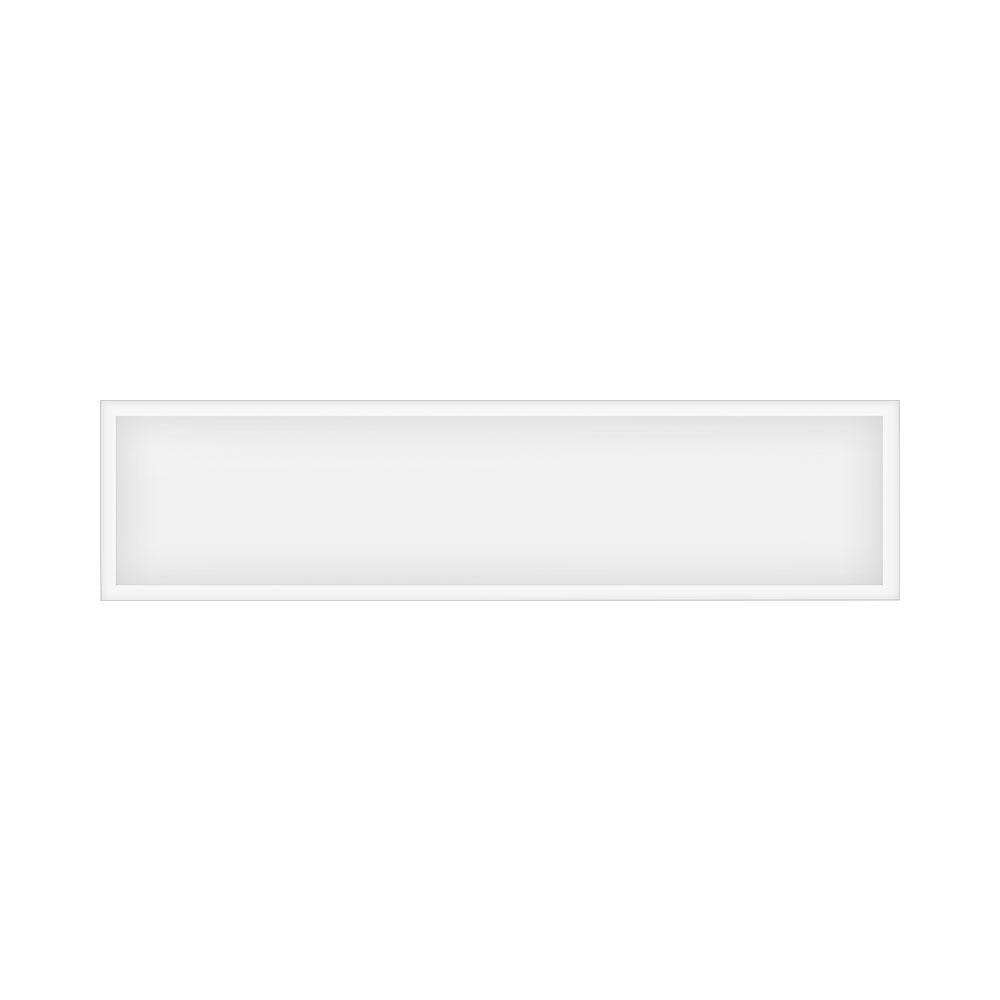 1 ft. x 4 ft. White Integrated LED Flat Panel, 4000K, 40-Watt (2-Pack)