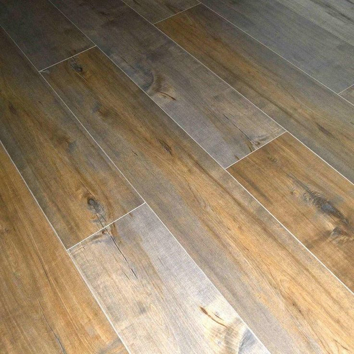 Dekorman Mocha Birch #1551A 12 mm Thick x 7.72 in. Wide x 48 in. Length Click-Locking Laminate Flooring Planks (17.943 sq. ft. / case)