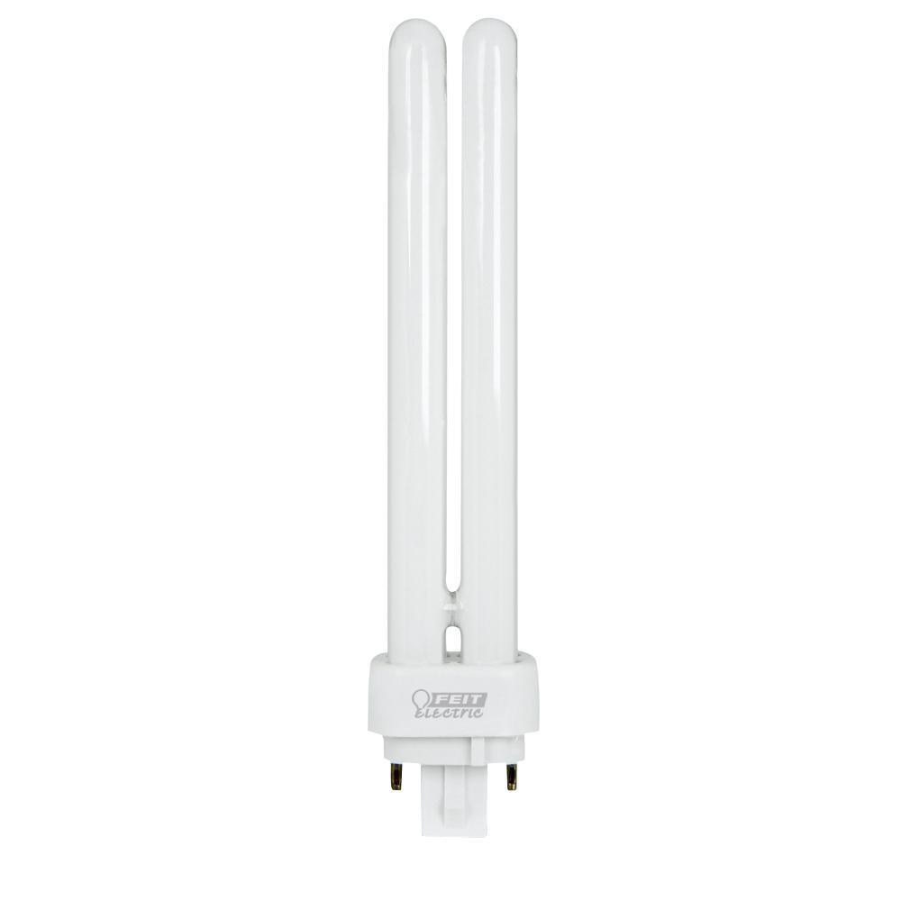 26-Watt Equivalent PL CFLNI Quad Tube 4-Pin G24Q-3 Base Cool White (4100K) Compact Fluorescent CFL Light Bulb - Super Arbor