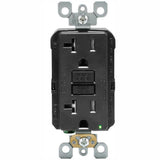 20 Amp 125-Volt Duplex SmarTest Self-Test SmartlockPro Tamper Resistant GFCI Outlet, White - Super Arbor
