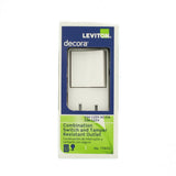 Decora 15 Amp Tamper Resistant Combo Switch and Outlet, White - Super Arbor