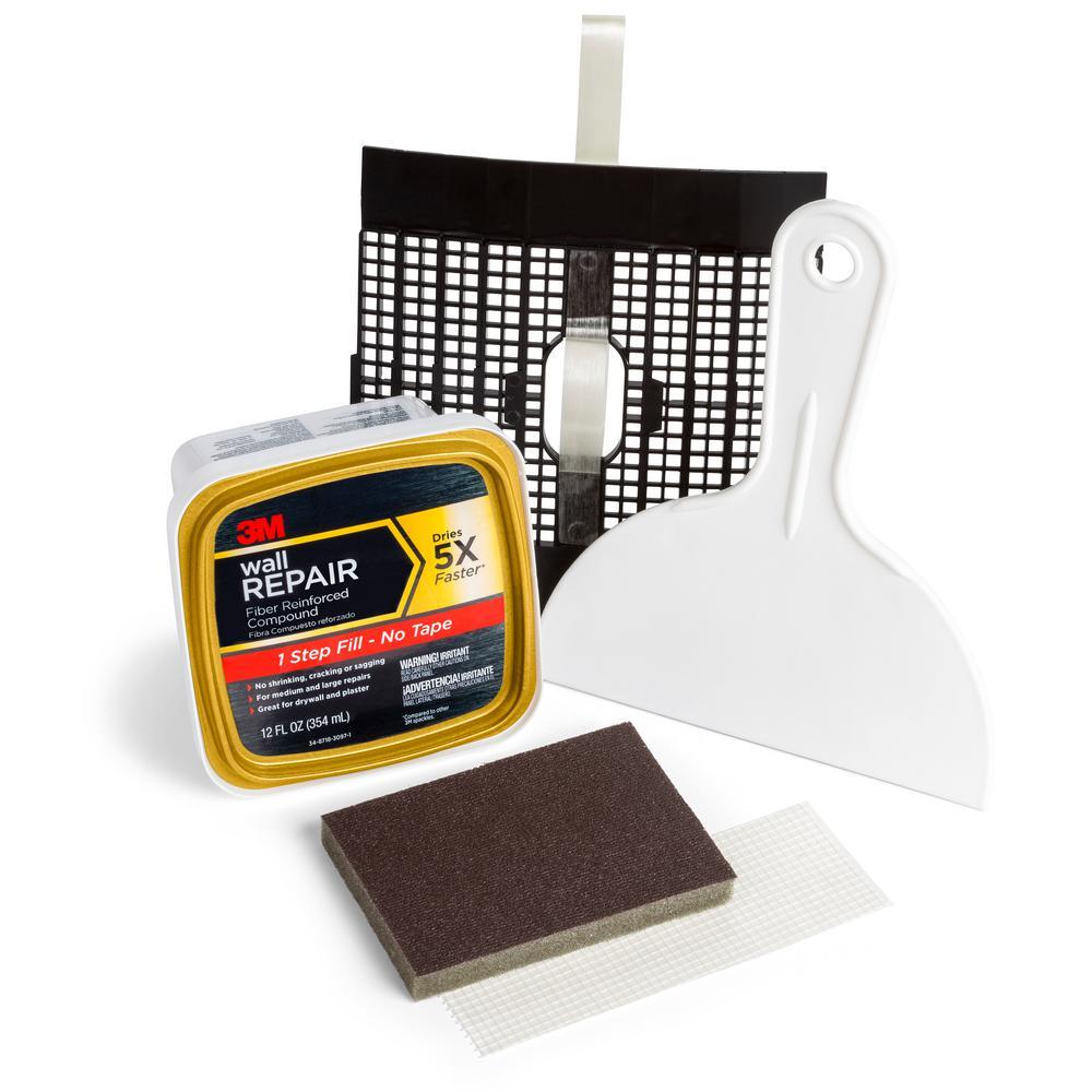 3M 12 fl. oz. Large Hole Wall Repair Kit (Case of 4) - Super Arbor