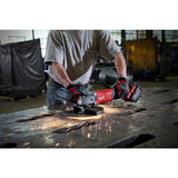 M18 FUEL 18-Volt Lithium-Ion Brushless Cordless 7/9 in. Grinder Kit W/ (2) 12.0Ah Batteries, Bag & Rapid Charger - Super Arbor