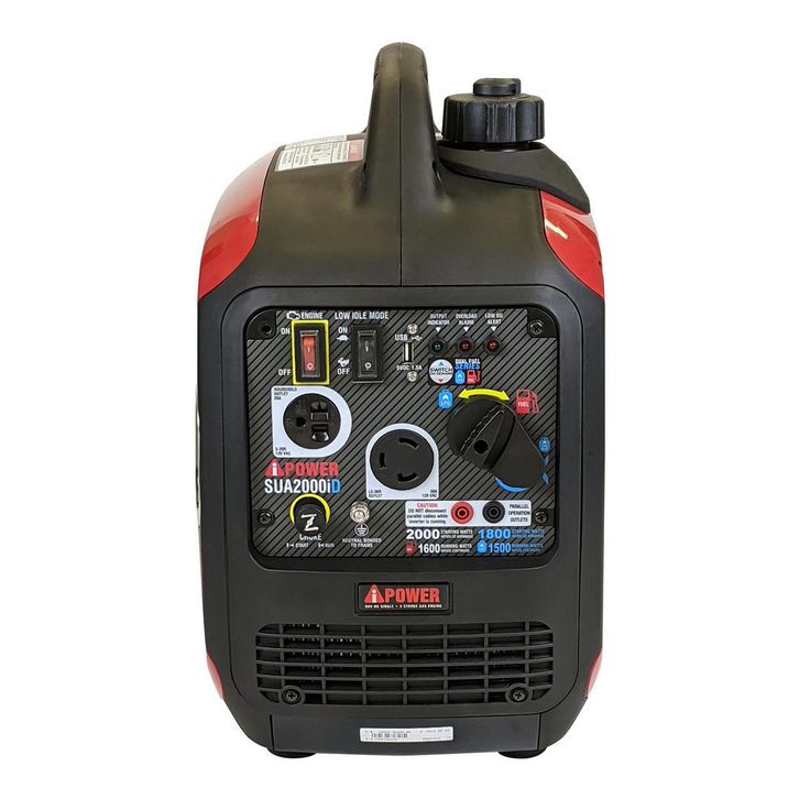 A-iPower 2,000-Watt Recoil Start Dual Fuel Powered Inverter Generator