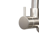 7-spray 8 in. Dual Shower Head and Handheld Shower Head with Body spray in Brushed-Nickel