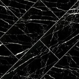Aashini Black 16 in. x 32 in. Polished Porcelain Floor and Wall Tile (14.20 sq. ft./Case)