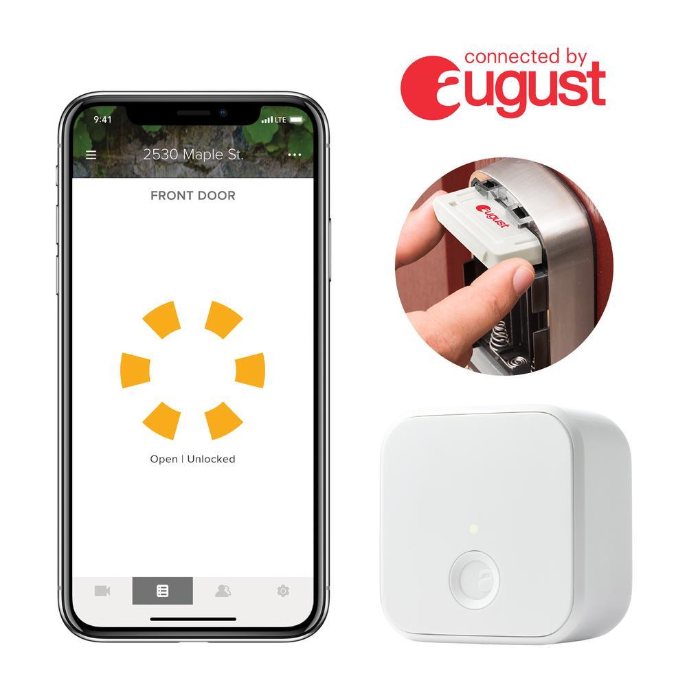 Connected by August Assure Lock SL, Polished Brass - Super Arbor