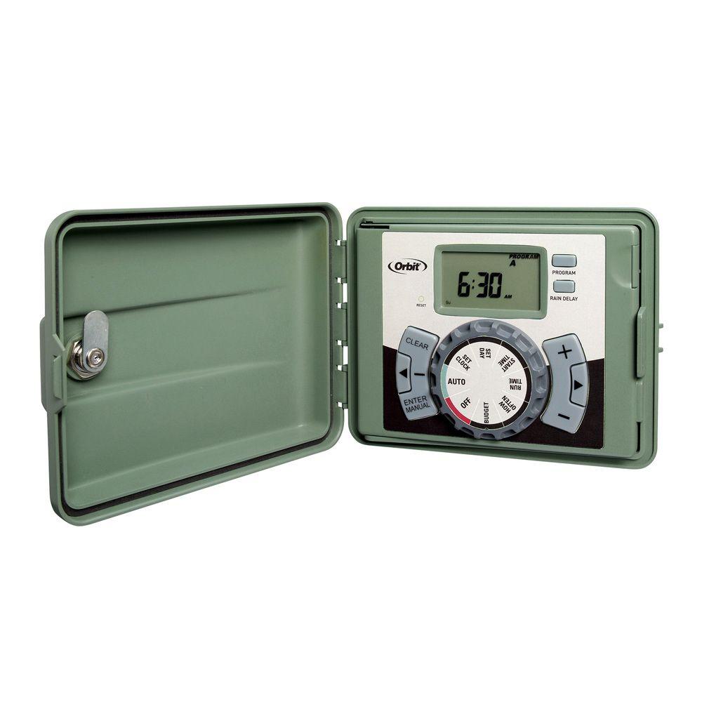 4-Station Easy-Set Logic Indoor/Outdoor Irrigation Controller