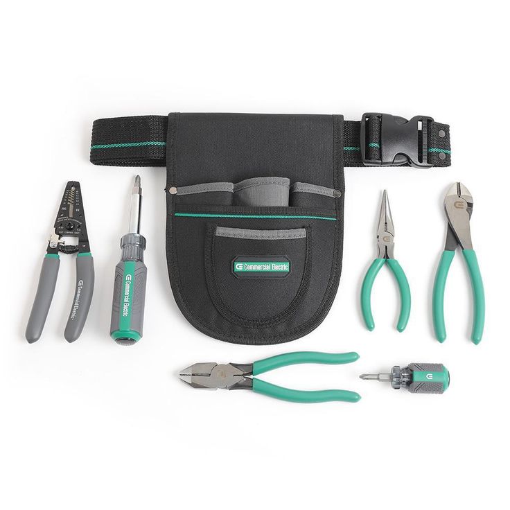 7-Piece Electrician's Tool Set with Pouch