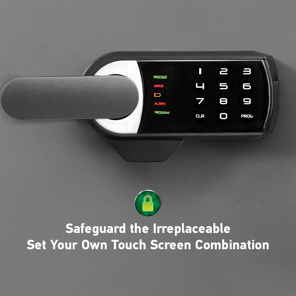 1.23 cu. ft. Fireproof Safe and Waterproof Safe with Touch Screen - Super Arbor