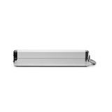 12.25 in. Smooth Aluminum Portfolio Case in Silver - Super Arbor