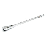 1/2 in. Drive 90-Tooth 24 in. Locking Flex Head Teardrop Ratchet - Super Arbor