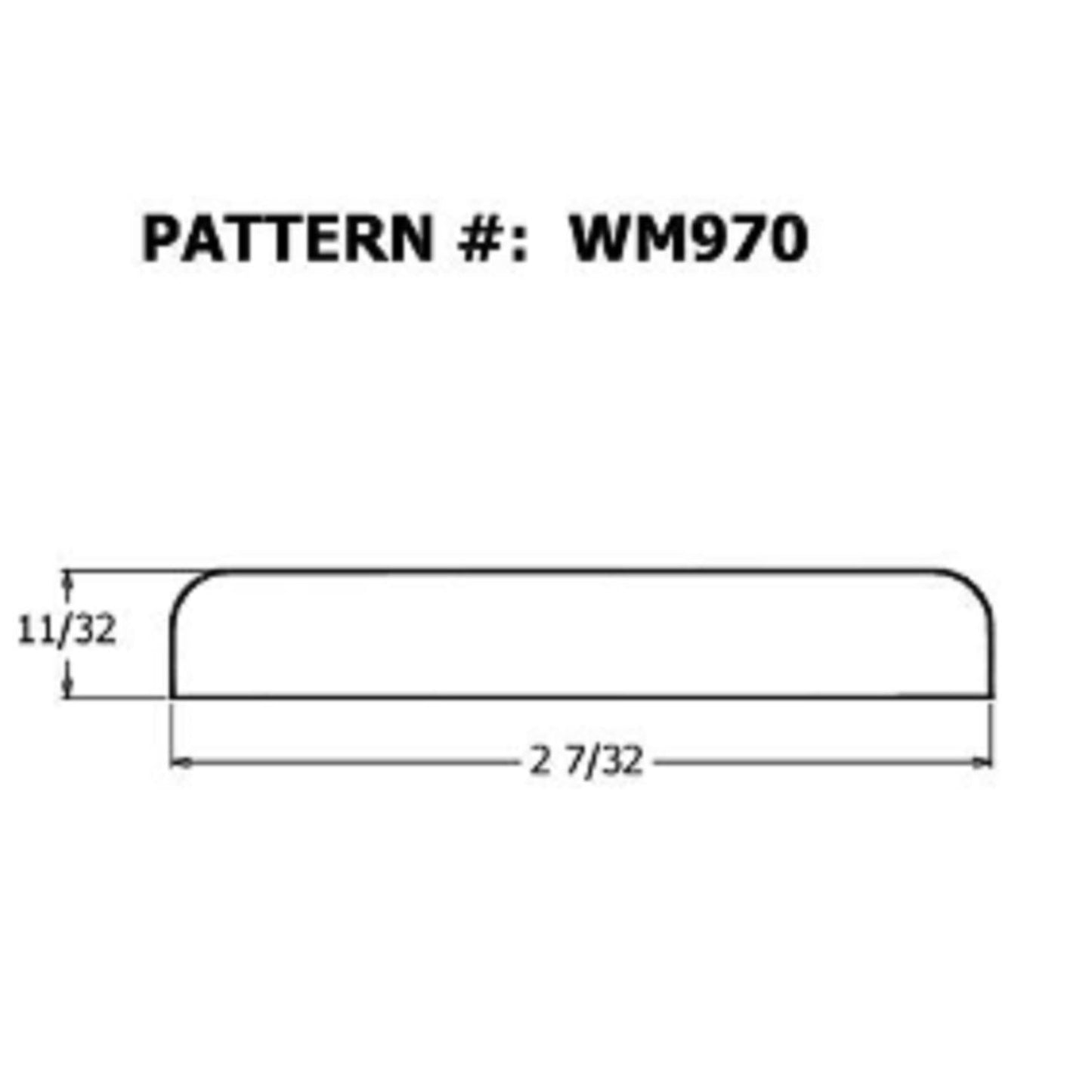 Alexandria Moulding 3/8 in. H x 8 ft. L Unfinished Brown Pine Molding