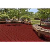 BEHR DECKplus 1 gal. Redwood Transparent Waterproofing Exterior Wood Finish - Super Arbor