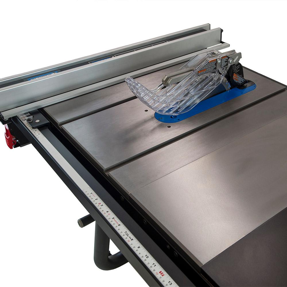 15 Amp 10 in. Table Saw with 52 in. Rip and Cast Iron Extension Tables - Super Arbor