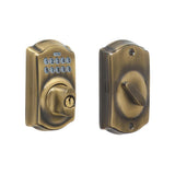 Camelot Satin Nickel Keypad Electronic Door Lock Deadbolt - Super Arbor