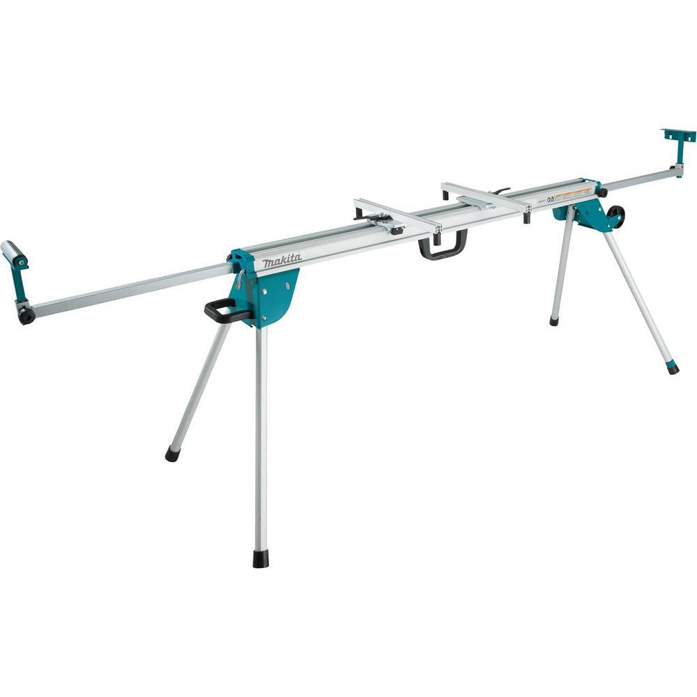 33.5 in. x 69.5 in. Folding Rolling Miter Saw Stand - Super Arbor