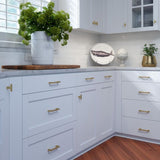 Vail 8 in. Satin Brass Drawer Pull