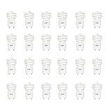 60-Watt Equivalent T3 Spiral Non-Dimmable GU24 Base Compact Fluorescent CFL Light Bulb, Daylight 5000K (2-Pack) - Super Arbor