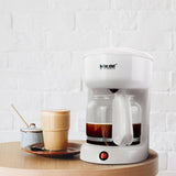 12-Cup White Coffeemaker
