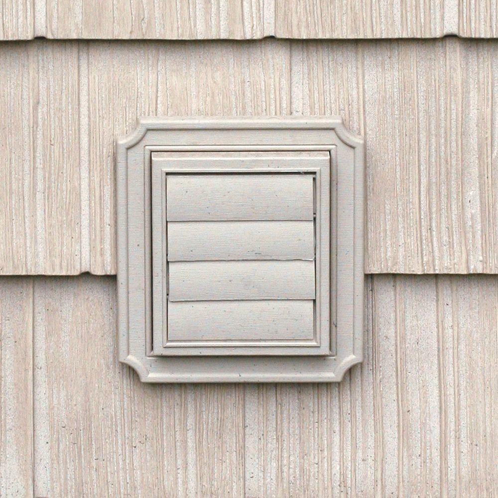Scalloped Exhaust Siding Vent #082-Linen