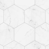Merola Tile Classico Carrara Hexagon 7 in. x 8 in. Porcelain Floor and Wall Tile (7.67 sq. ft. / case)