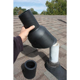 Pipe Boot Repair for 3 in. I.D. Vent Pipe Black Color
