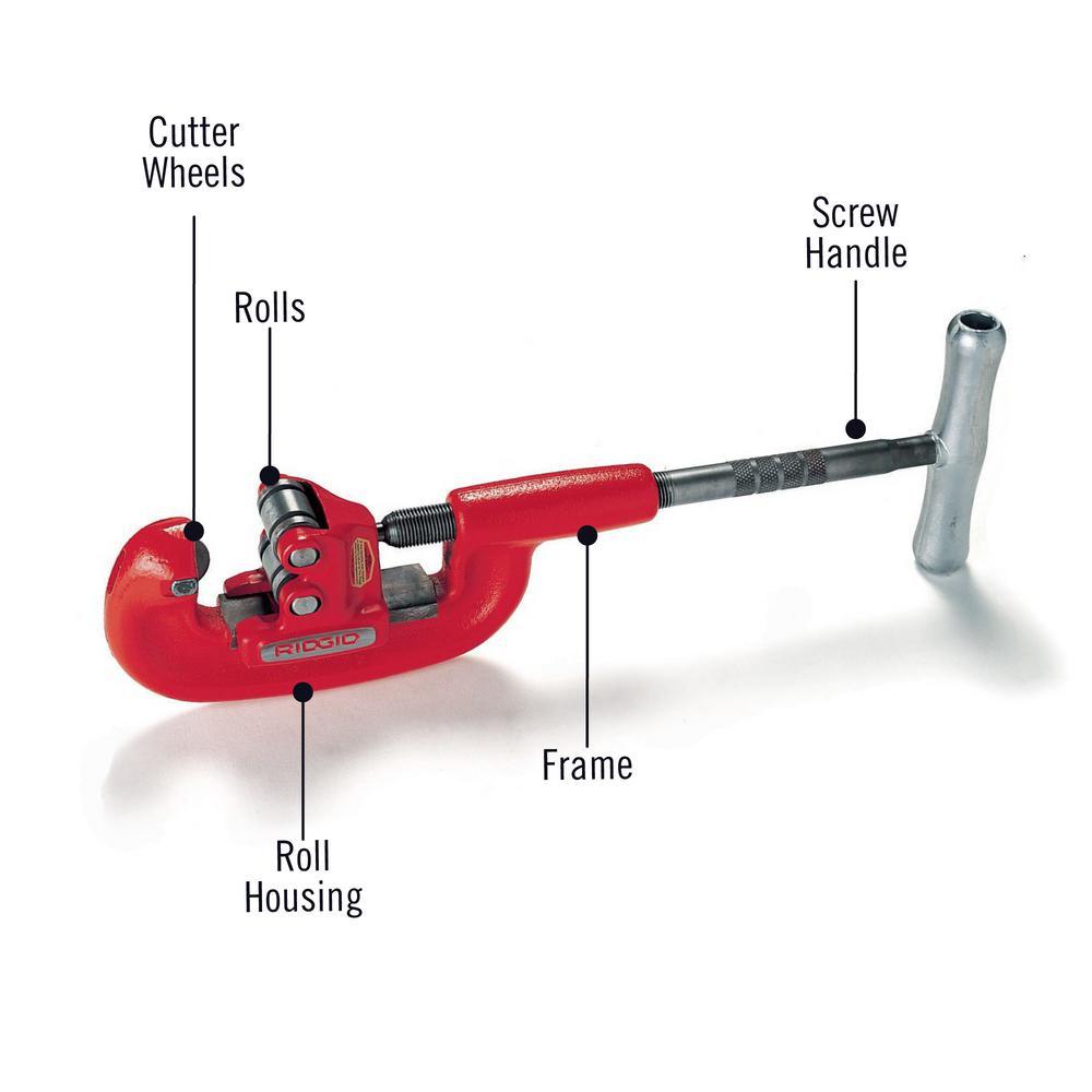 1/8 in. to 2 in. Model 202 Wide-Roll Pipe Cutter - Super Arbor