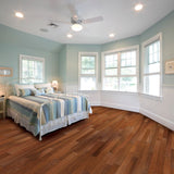 Style Selections Style Selections Hardwood 5-in Gunstock Oak Smooth/Traditional Engineered Hardwood Flooring (19.69-sq ft)