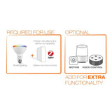 Sylvania SMART+ ZigBee 65W Equivalent Soft White Dimmable BR30 LED Light Bulb