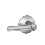 Broadway Satin Nickel Privacy Bed/Bath Door Lever - Super Arbor