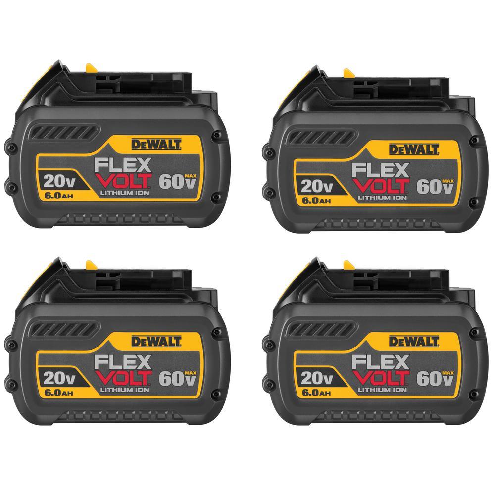 FLEXVOLT 20-Volt/60-Volt MAX Lithium-Ion 6.0Ah Battery Pack (6-Pack) - Super Arbor