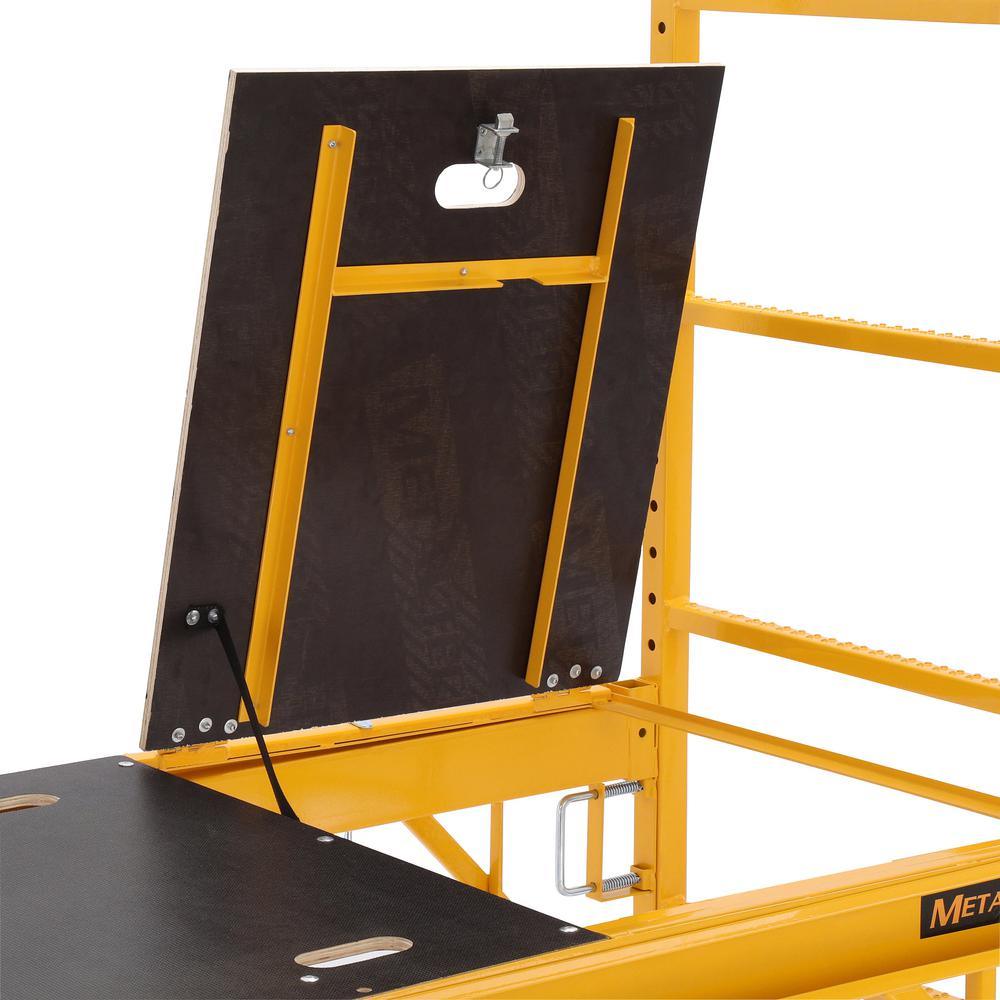 Safeclimb 6 ft. x 6 ft. x 2-1/2 ft. Baker Style Scaffold 1100 lbs. Capacity - Super Arbor