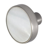 Pearl 1-3/8 in. Oil Rubbed Bronze Cabinet Knob - Super Arbor