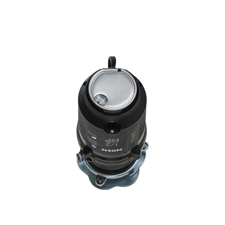 MOEN Prep Series 1/2 HP Continuous Feed Garbage Disposal with Power Cord and Universal Mount