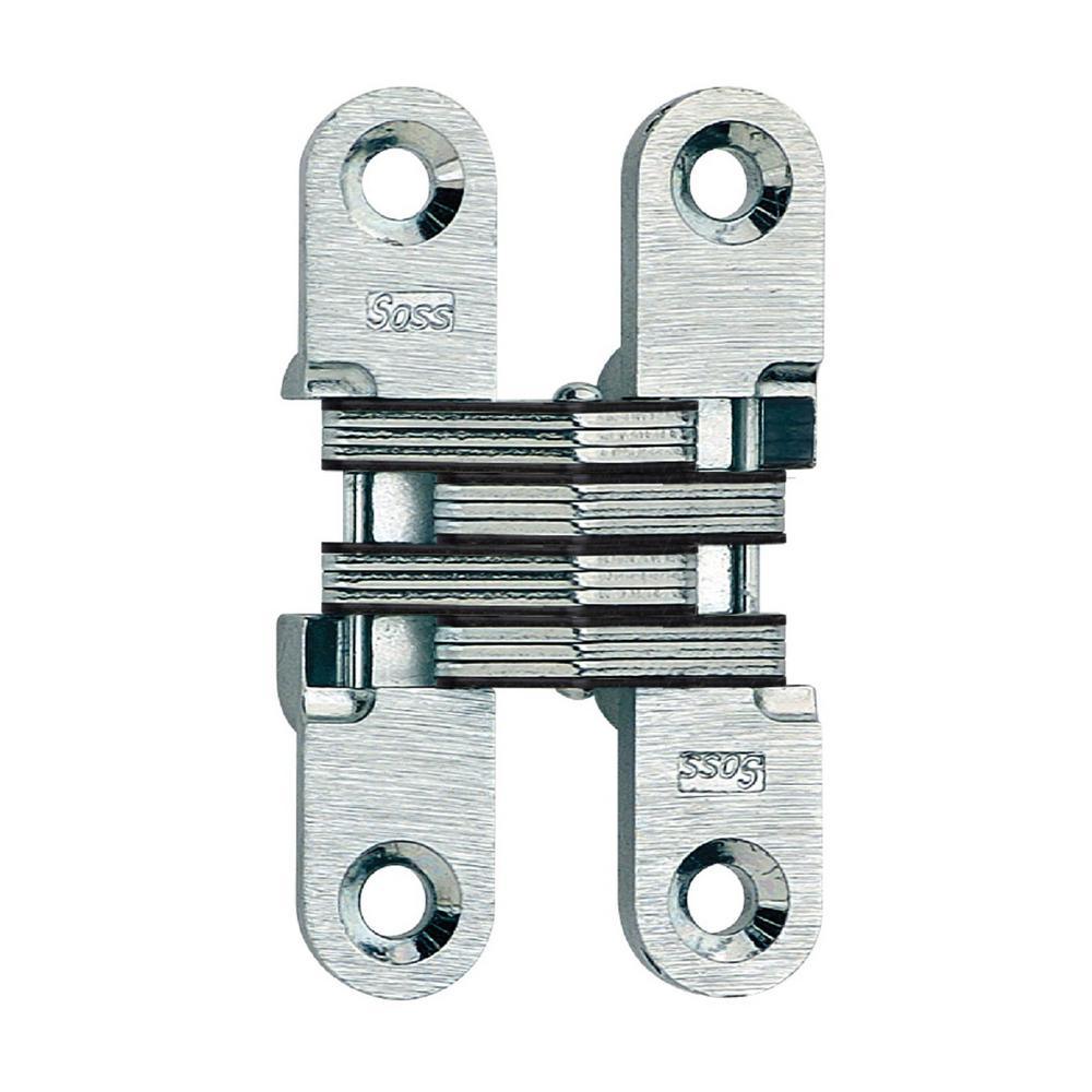 1/2 in. 2-3/8 in. Black E-Coat Invisible Hinge - Super Arbor