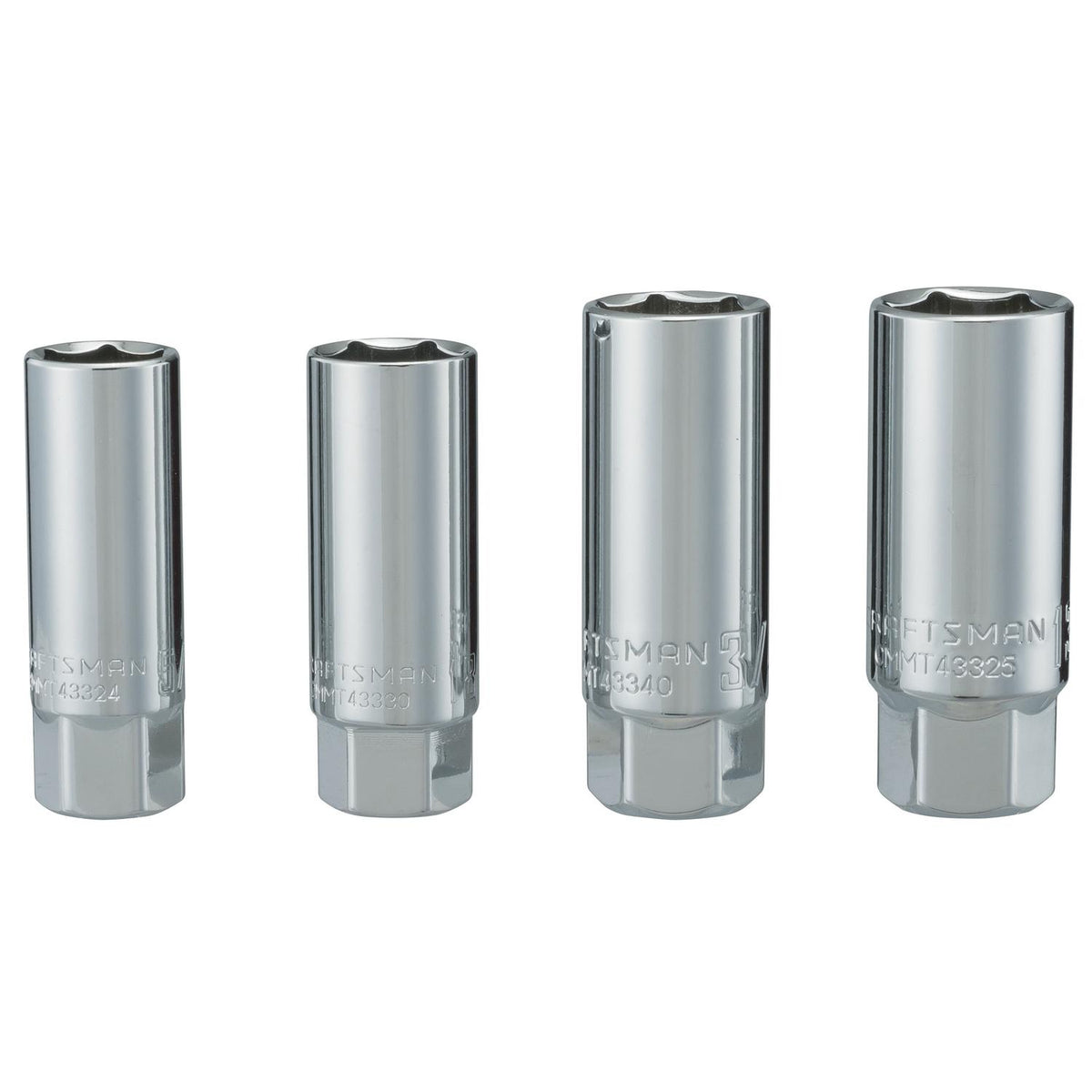 Craftsman Spark Plug Socket Set, 4 pc - Metric and SAE, 3/8 in. Drive