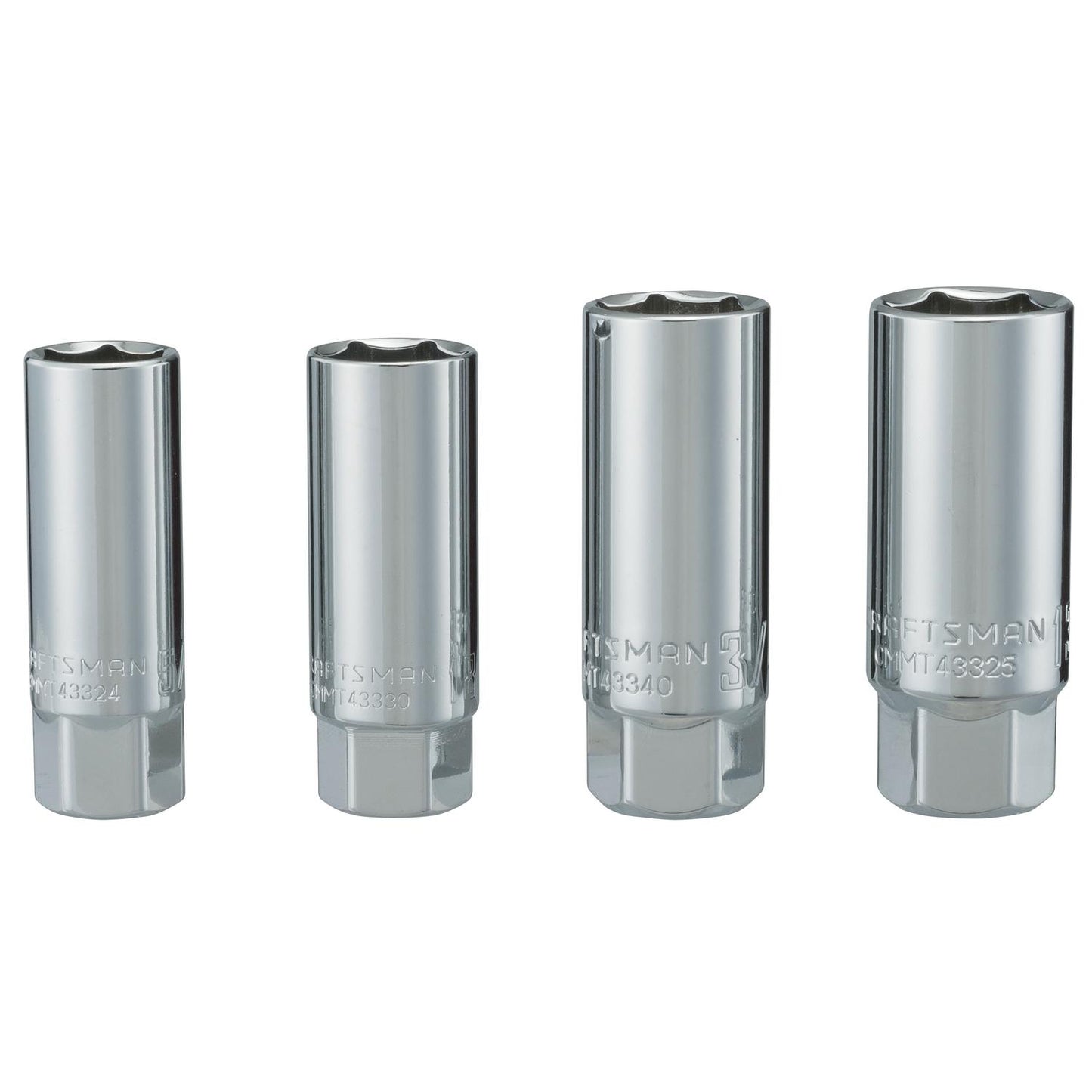 Craftsman Spark Plug Socket Set, 4 pc - Metric and SAE, 3/8 in. Drive