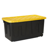 27 Gal. Tough Storage Bin in Black - Super Arbor